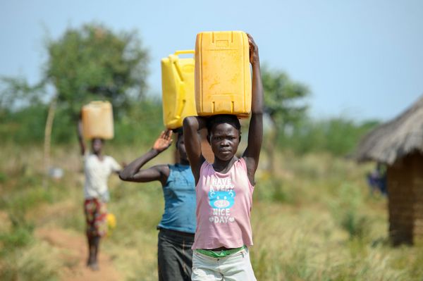 Wasserversorgung in Camps in Uganda