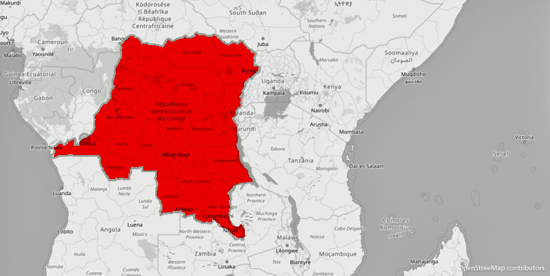 Standorte in der DR Kongo