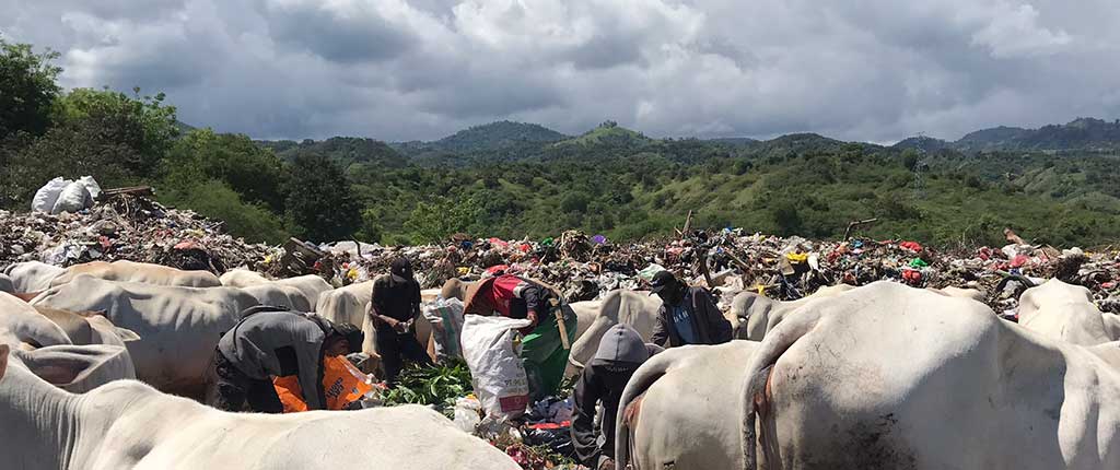 Mülldeponie in Indonesien