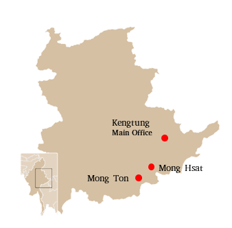 Shan-Staat Projektregion