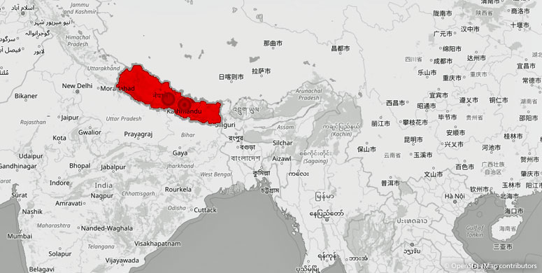 Standorte in Nepal