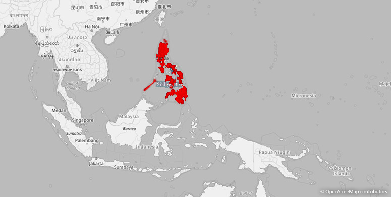 Standorte auf den Philippinen