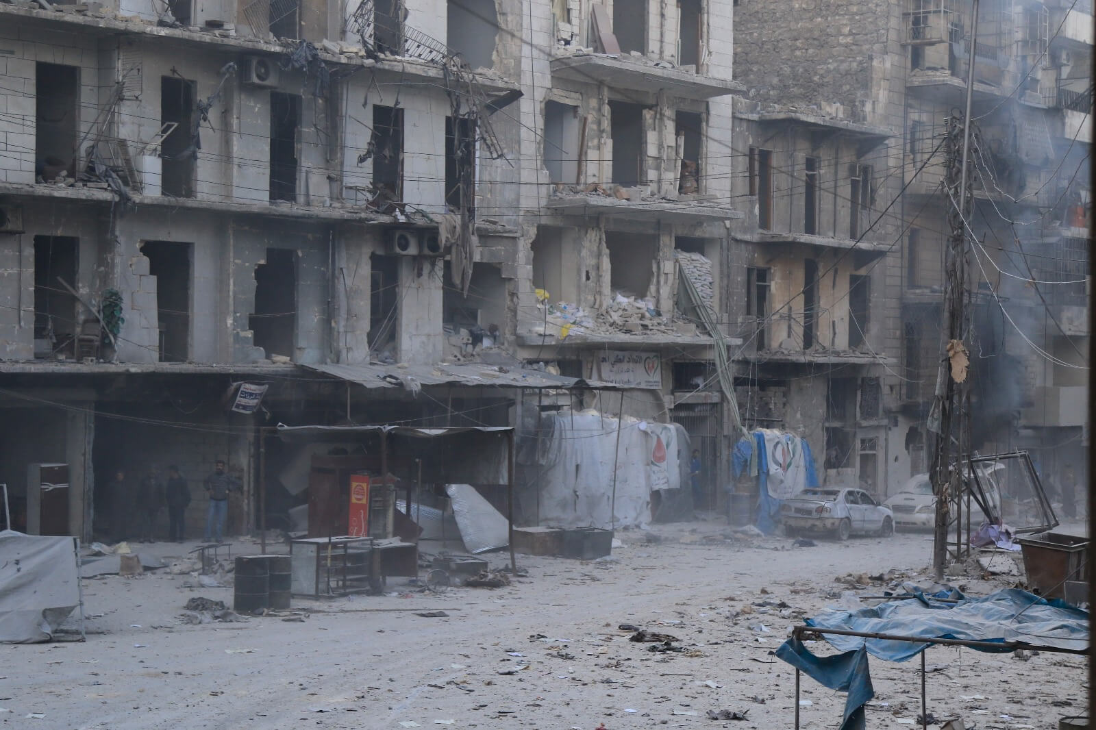 De nombreux quartiers d'Alep sont presque complètement détruits. Photo : Malteser International