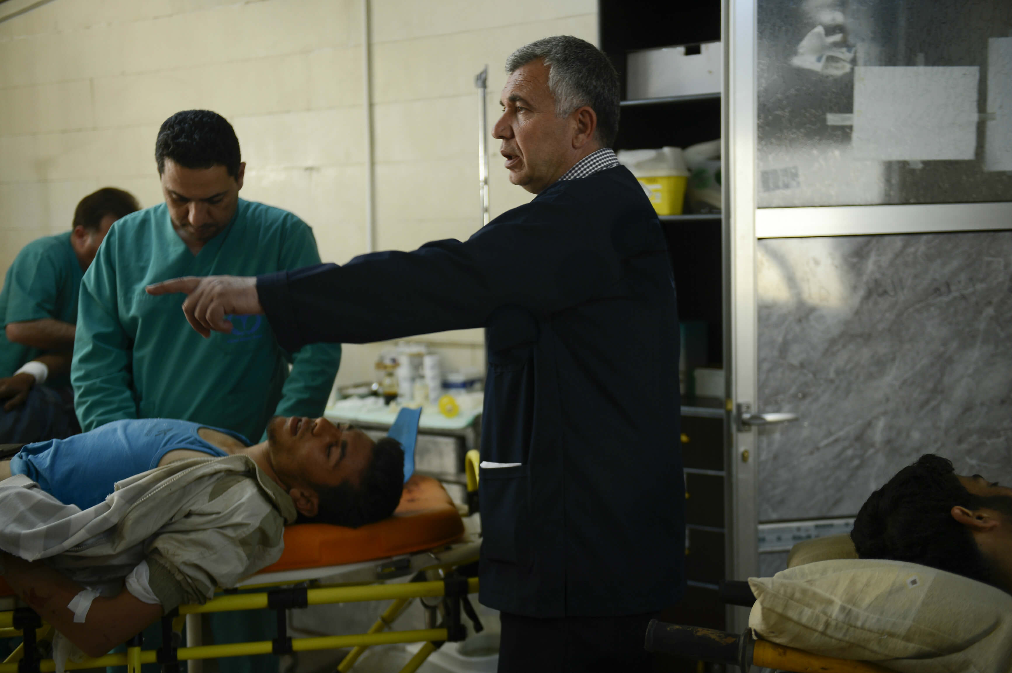 Patients are being treated in the refugee camps along the border. Photo: Mustafa Soltam