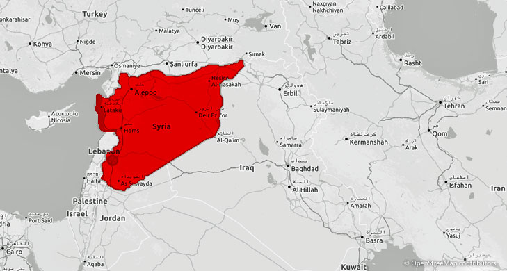 Standorte in Syrien