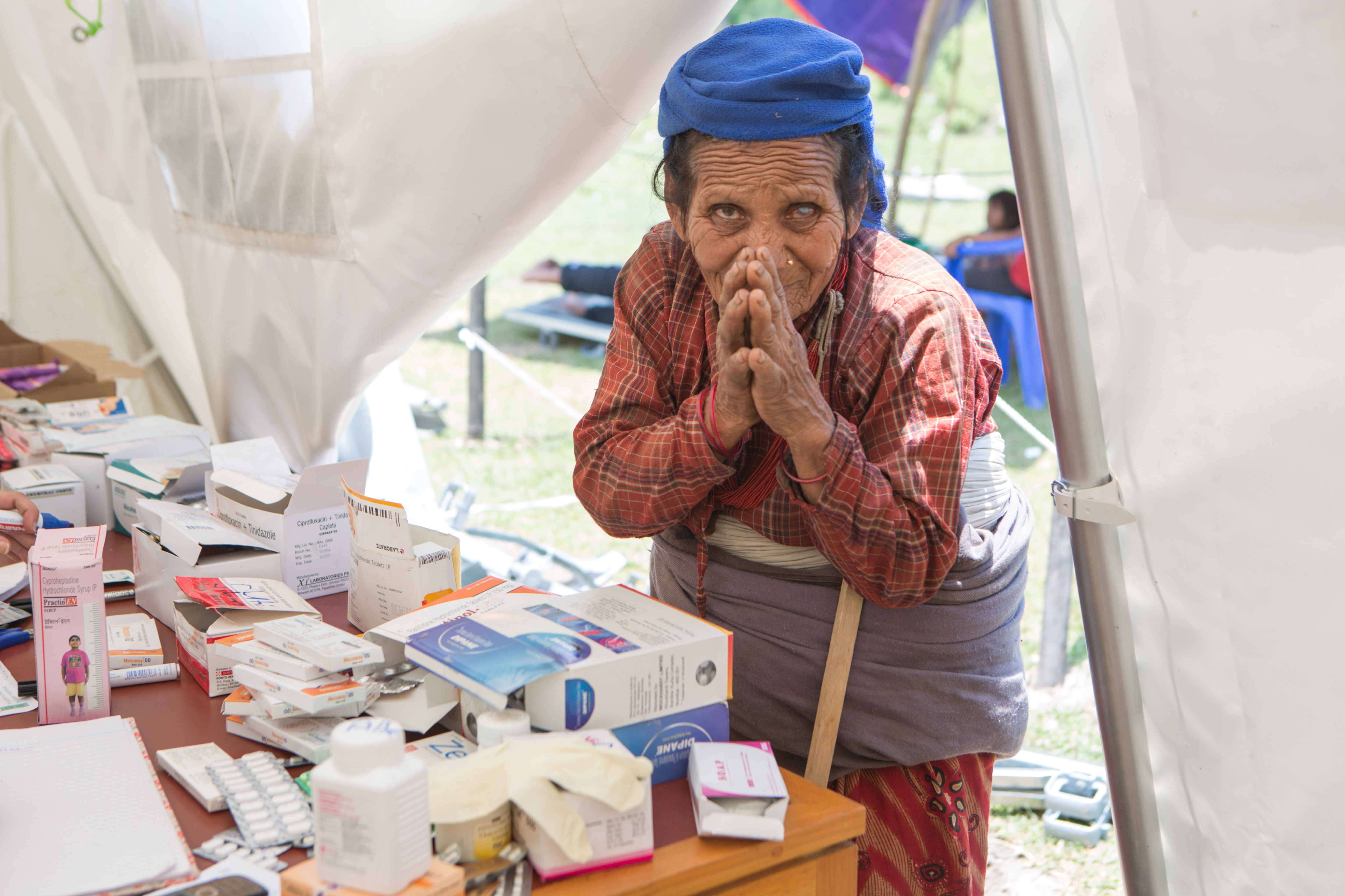 The Malteser International field hospital at Lamosanghu provided treatment to almost 9,000 patients. Credit: Jana Asenbrennerova