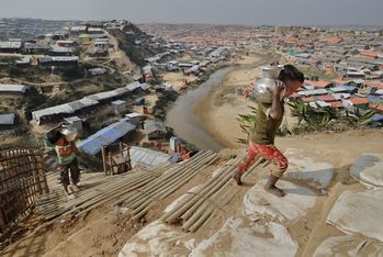 Camps de réfugiés au Bangladesh