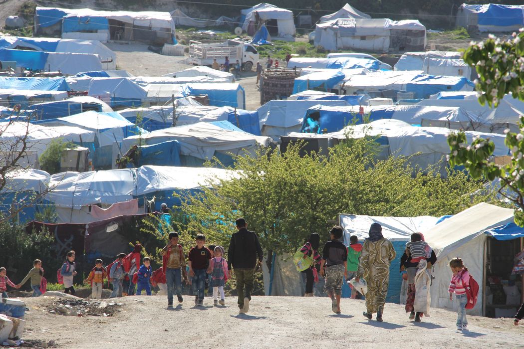 Camp de réfugiés en Syrie