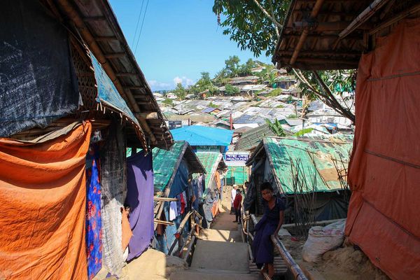 Flüchtlingscamp in Cox's Bazar, Bangladesch