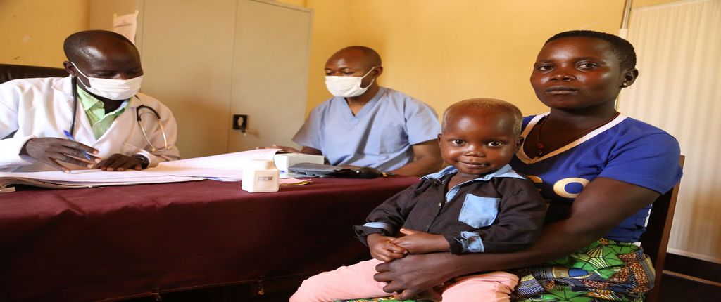 Ufoymungu Cristian, der in der DR Kongo wegen Unterernährung in Behandlung ist