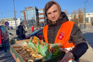 Freiwilliger Helfer in der Ukraine