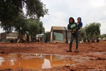Conditions de vie dans les camps de déplacés en Syrie
