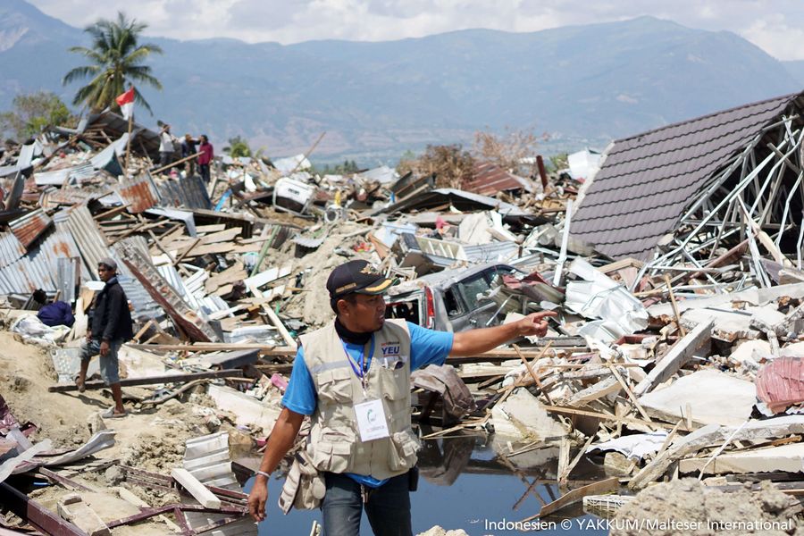 Wiederaufbau nach Tsunami in Indonesien