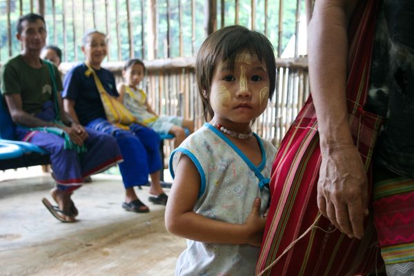 Flüchtlingskind aus Myanmar in einem der von uns betreuten Camps in Thailand