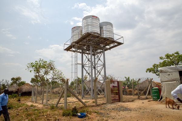 Wassertanks in Uganda