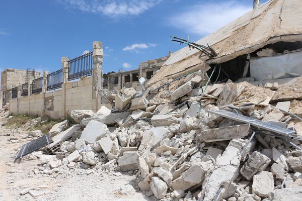 Zerstörtes Krankenhaus in Syrien