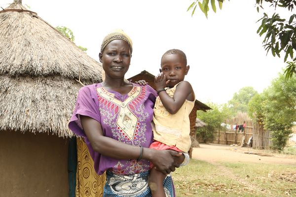 Mutter und Kind im Südsudan