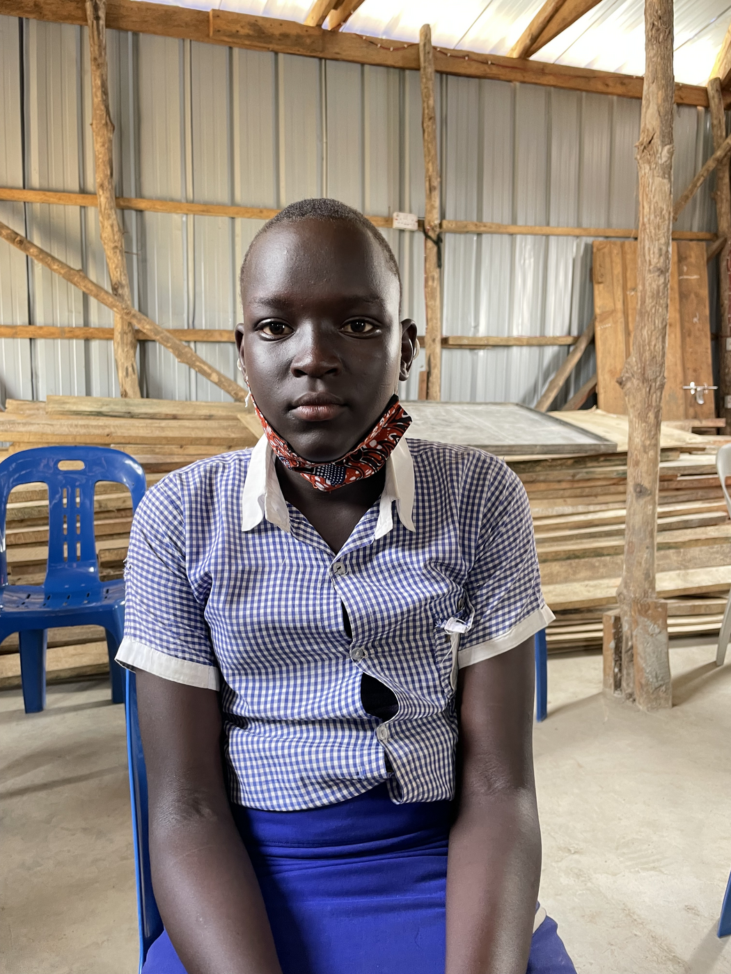 Schülerin Jasmin im Südsudan
